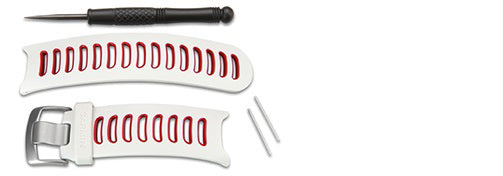 GARMIN REP BAND WHITE/RED S3 - The Grease Monkeys 